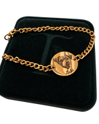 Personalized pet portrait bracelet and engraved photo keepsake