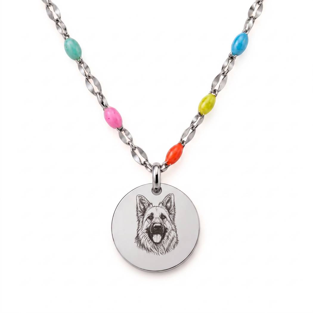 Example of the finished personalized Treuespur jewelry