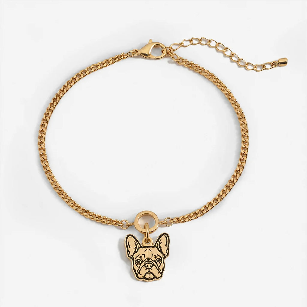 Custom pet silhouette bracelet made from a photo – product detail 1
