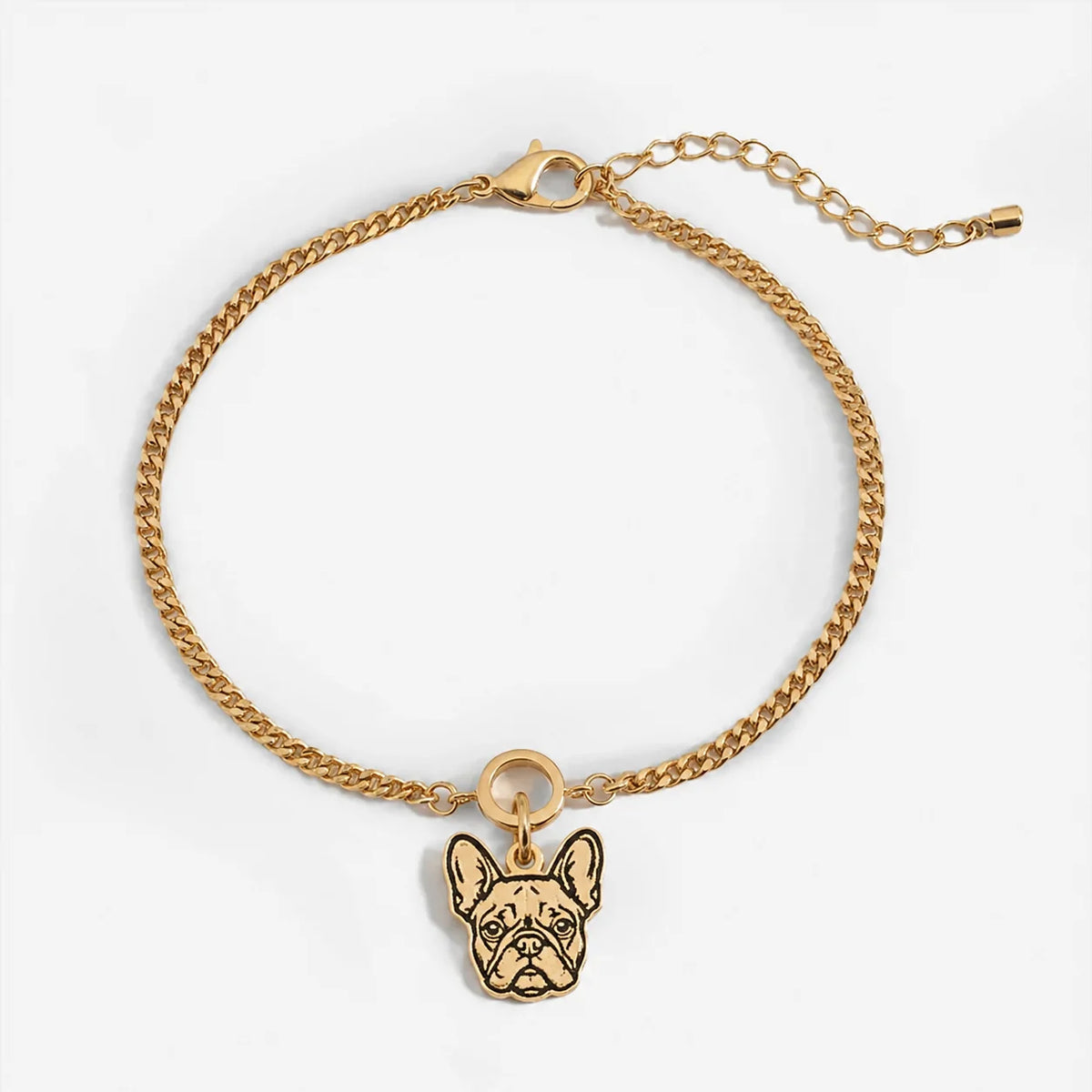 Custom pet silhouette bracelet made from a photo – product detail 1