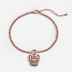 Custom pet silhouette bracelet made from a photo – product detail 3